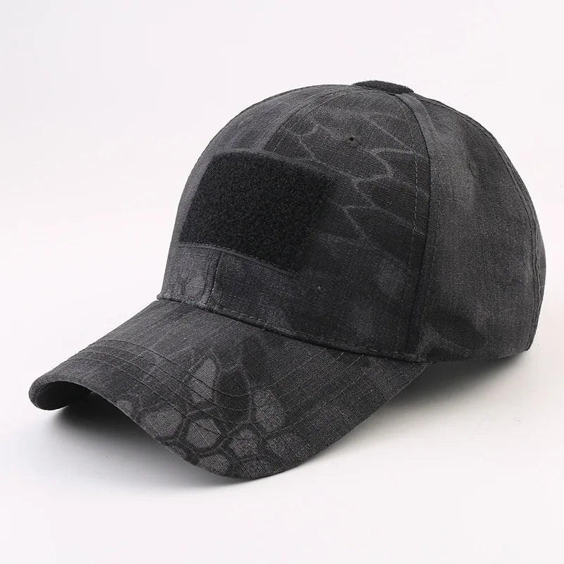 Outdoor camouflage hat Baseball hat Hunting hat Sports hat Bicycle hat Men Women Adult hat Duck tongue hat with curved brim