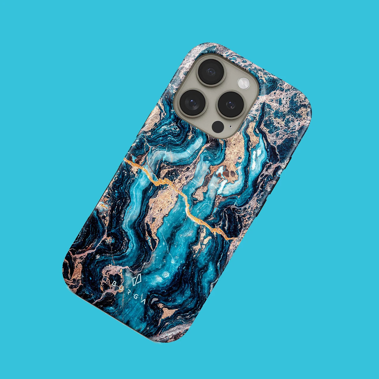 Mystic River - Blue BURGA Phone Case for iPhone 16 15 14 13 12 11 X XS XR XSMAX 7 8 Pro Max Plus Luxury Double-layer Back Cover