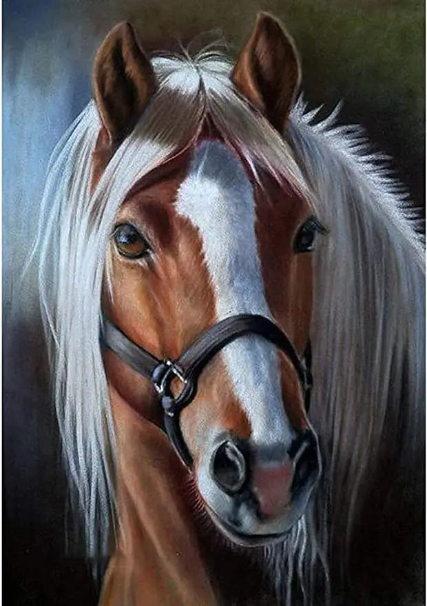 Diamond Embroidery Mosaic Horse Flower Home Decoration 5D Diy Diamond Painting Kits Animal Cross Stitch Crystal Picture Gift
