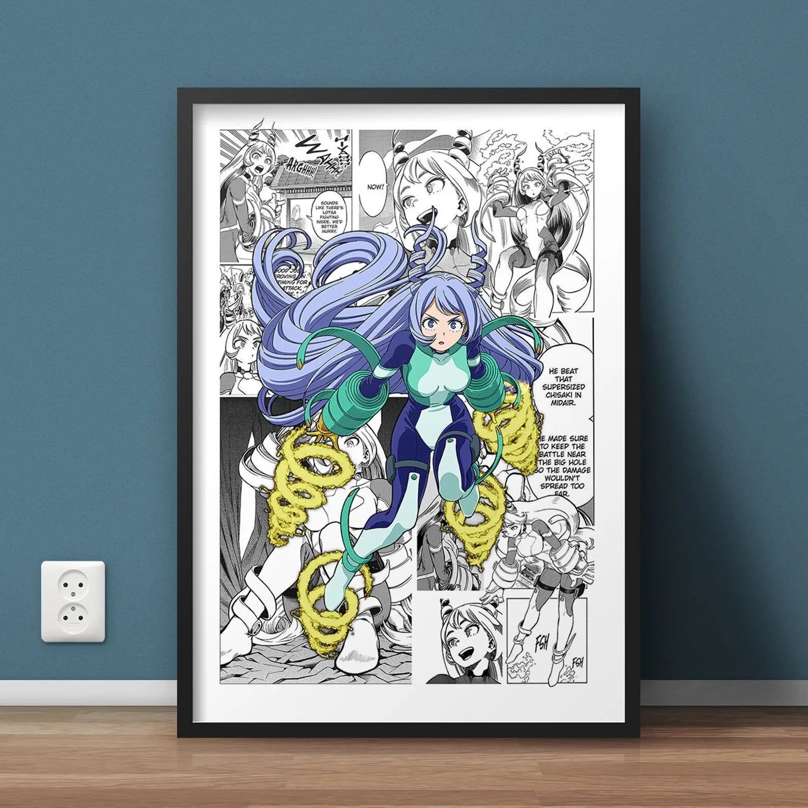 My Hero Academia Canvas Poster  Anime Wall Art for Living  Kids Room Decor