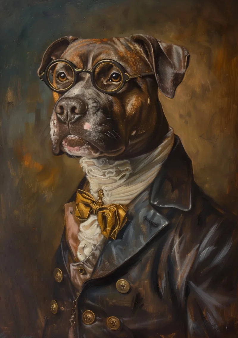 Animal Pet French Bull Dog Giraffe Cat Dog Portrait Poster Print Wall Art Pictures Canvas Painting Living Room Home Decor Gift