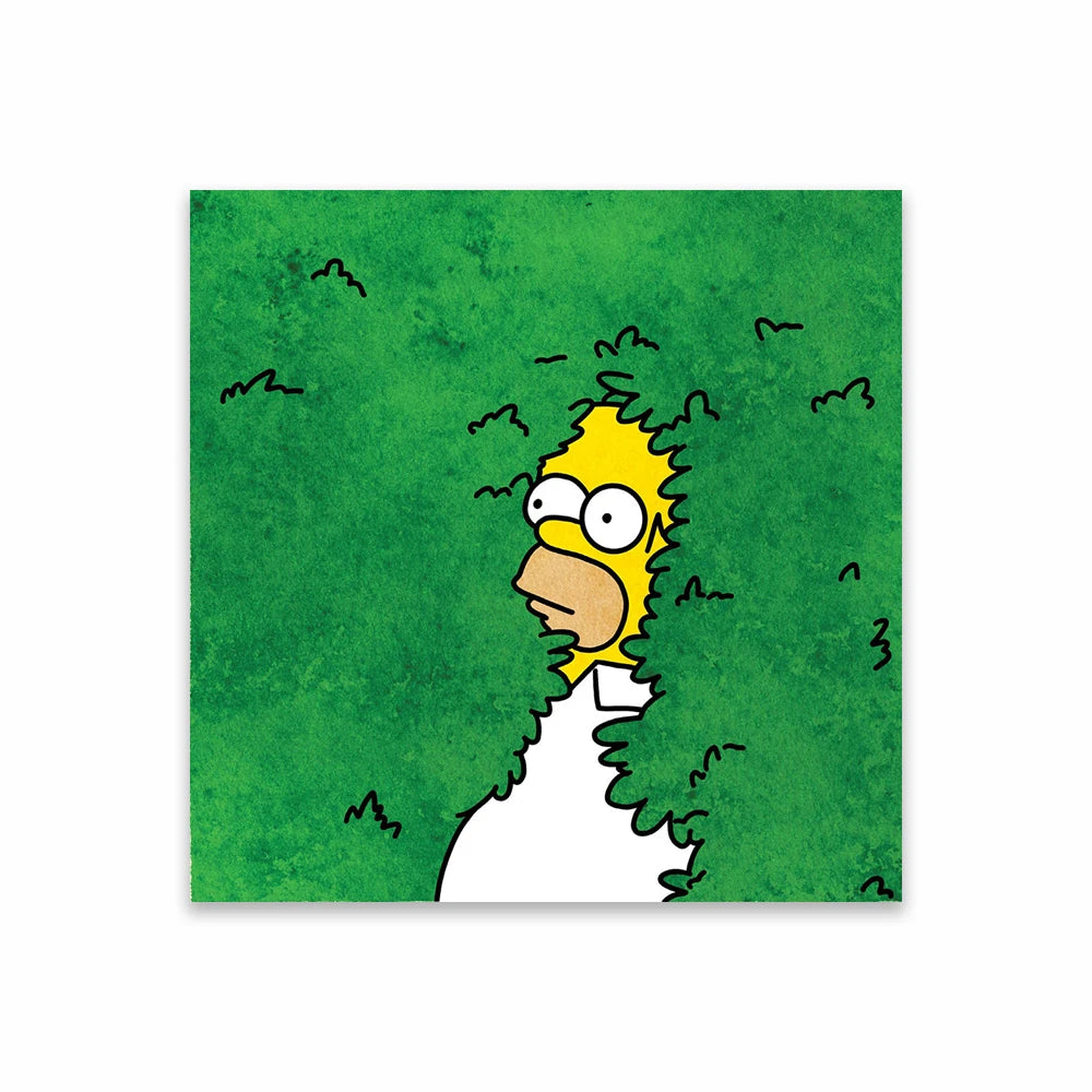 The Simpsons Poster Disney Watercolor Illustration Print Wall Art Prints Cartoon Family Love Canvas Painting Kids Bedroom Decor
