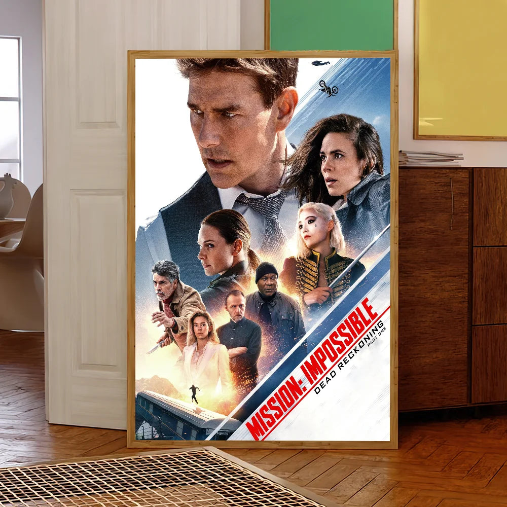 Film M-ission Impossible R-eckoning Poster Prints Wall Sticker Bedroom Living Office Home Room Decoration Painting Self Adhesive