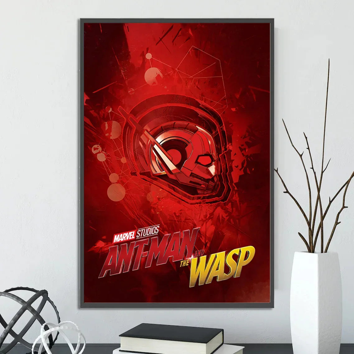 I-Iron Man M-Marvel Movie Poster Self-adhesive Wallpaper Figures Home Decoration Painting Wall T-Thor Art Bedroom Cartoons Decor
