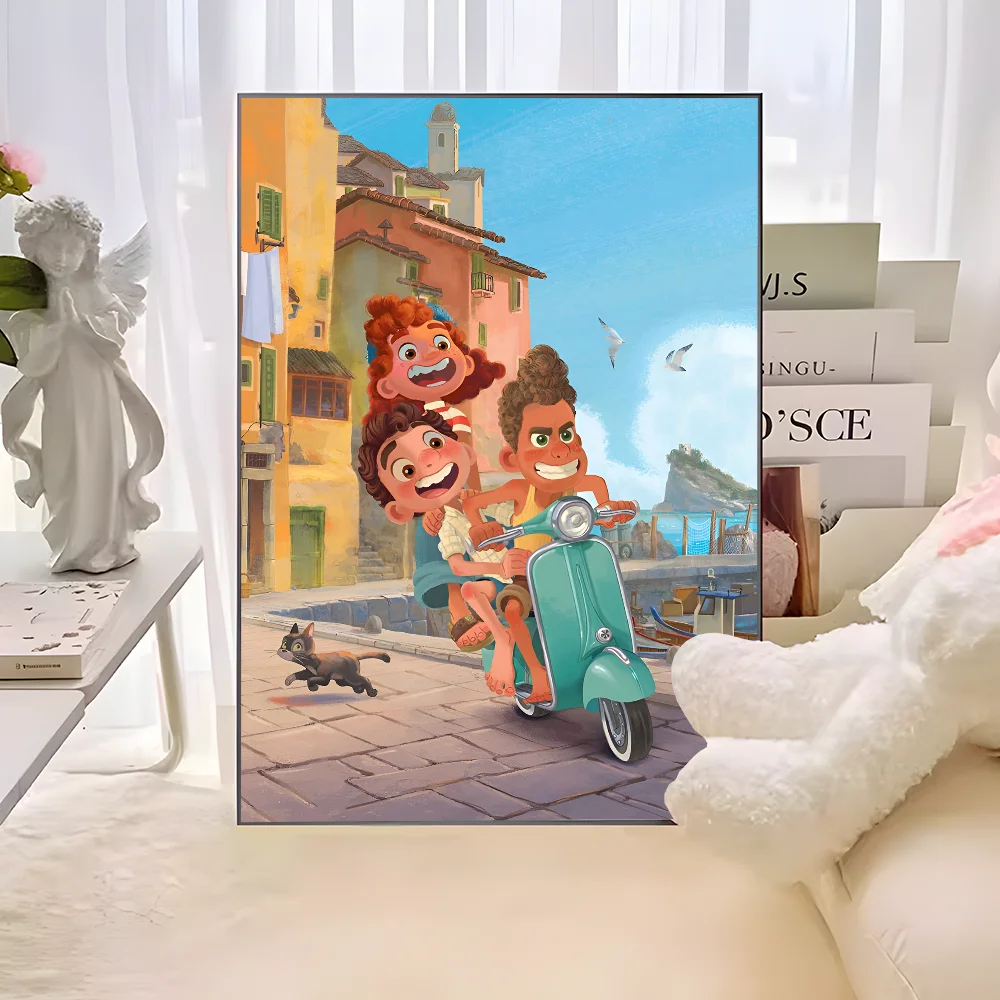 L-LUCA Movie Anime Posters Sticky HD Quality Wall Art Retro Posters for Home Kawaii Room Decor