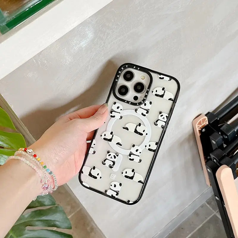 Circus Elephant Suitable for Apple iPhone 16 ProMax Magnetic Phone Case 15 Trendy Brand 14 13 Anti-fall