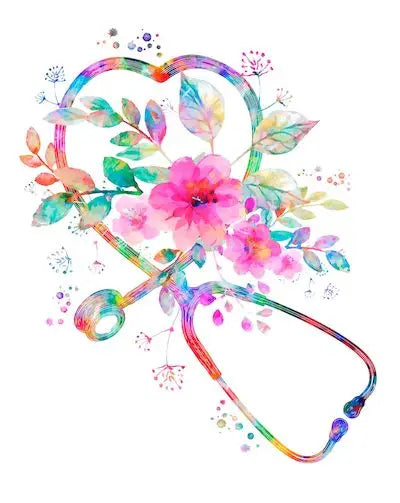 Anatomy Medical Poster Flower Organ Wall Art Canvas Painting Anthropology Educational Picture for Laboratory Doctor's Room Decor