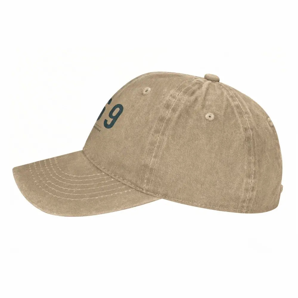 50th Birthday Gift 1969 Retro Unisex Baseball Cap Distressed Denim Washed Cap Hat Vintage Outdoor Summer Adjustable Snapback Hat