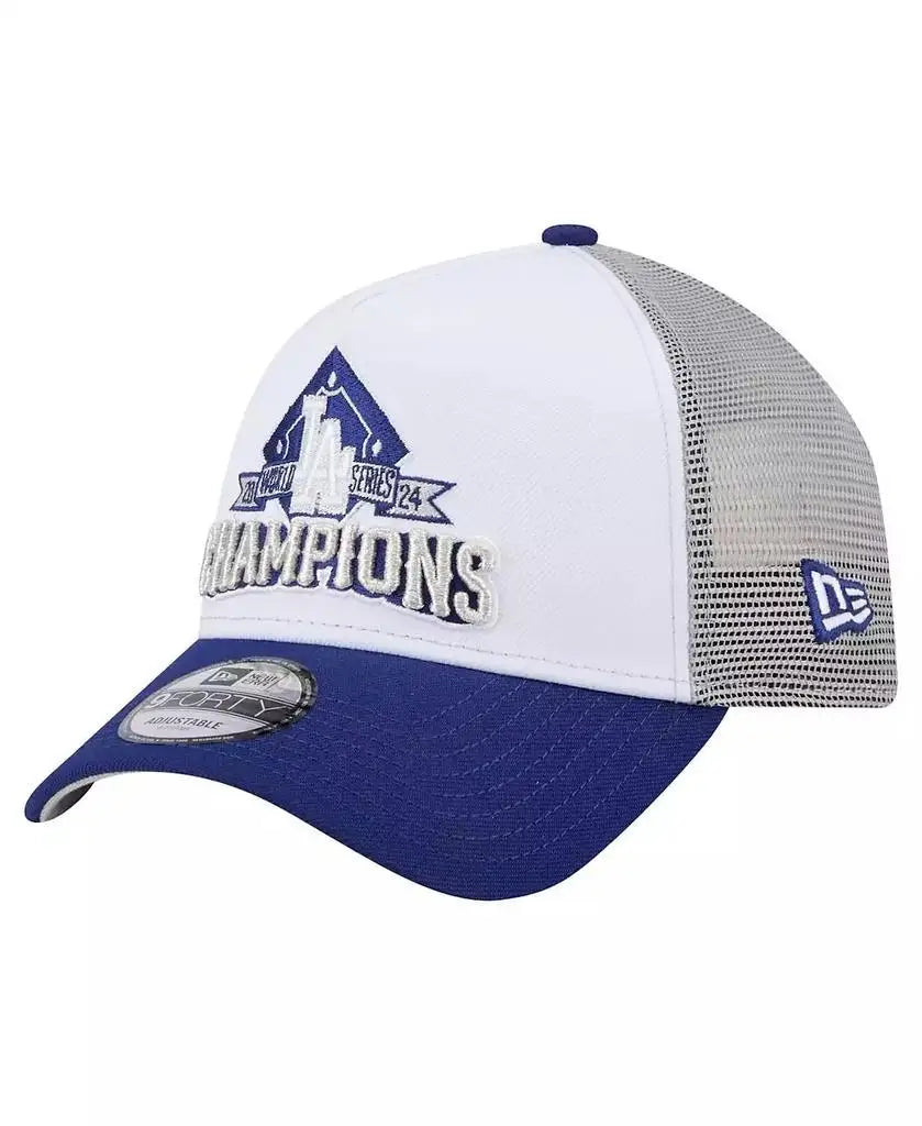 New Era | Men's White Los Angeles Dodgers 2024 World Series Champions 9Forty Adjustable Hat