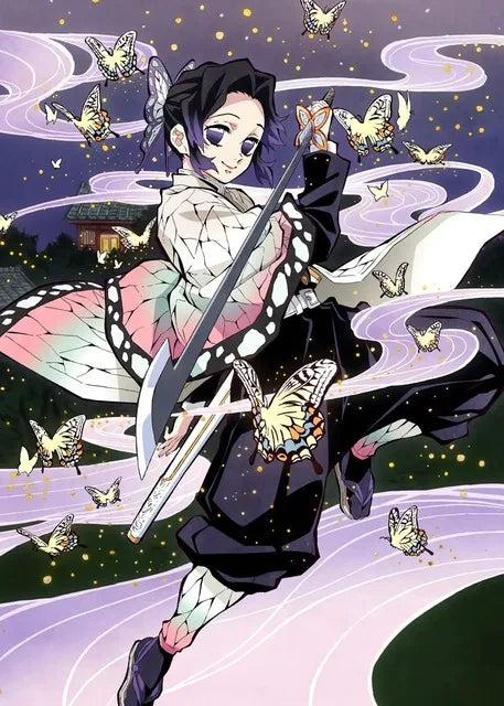 Anime Demon Slayer Classic Canvas Painting Anime Character Posters HD Wall Art Picture Modern Home Children's Room Decoration