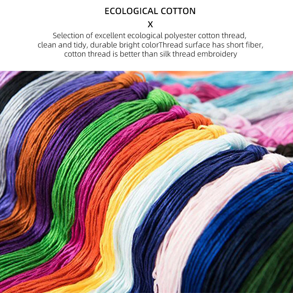 Animal Horse Printed Cross Stitch DIY Embroidery Set DMC Threads Needlework Sewing Handiwork Handicraft Floss Needle Room Decor