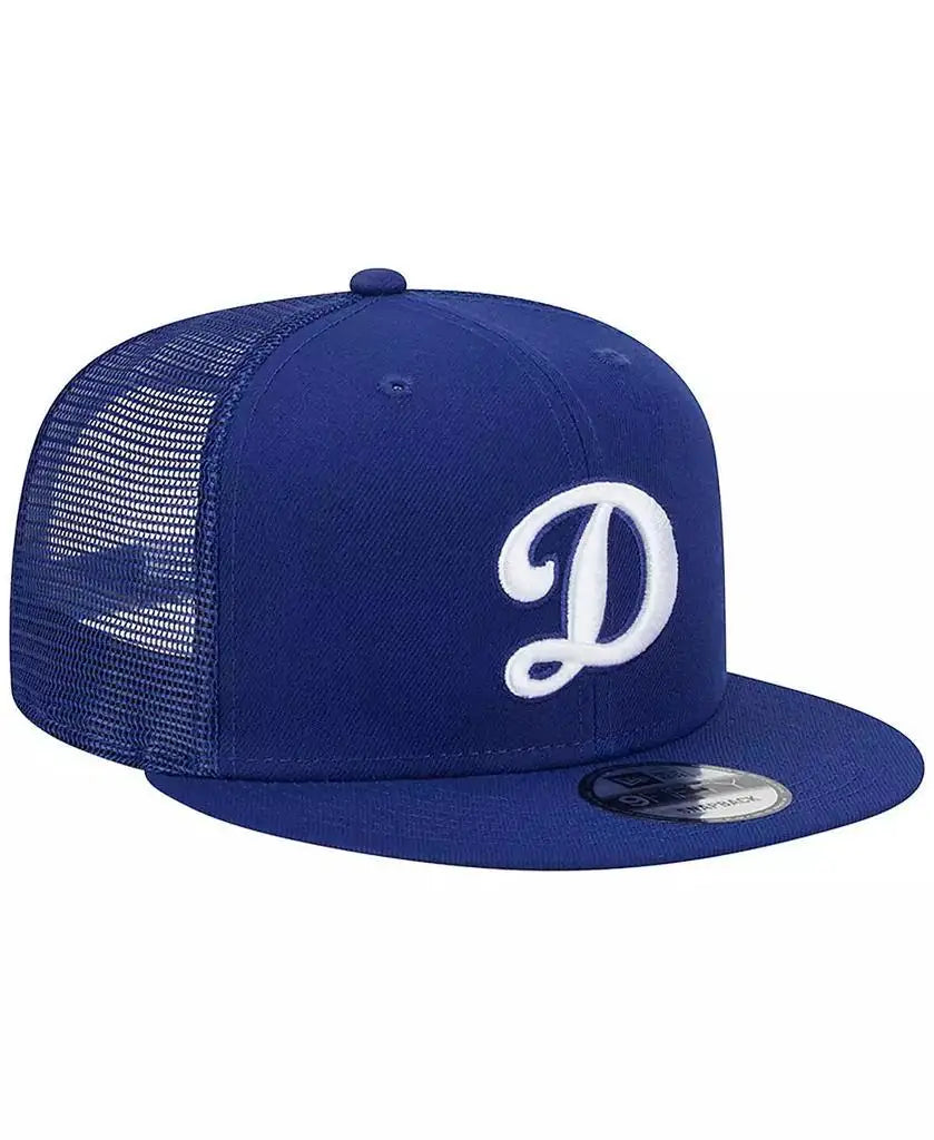 New Era | Men's Royal Los Angeles Dodgers D Logo Team Color Trucker 9FIFTY Snapback Hat