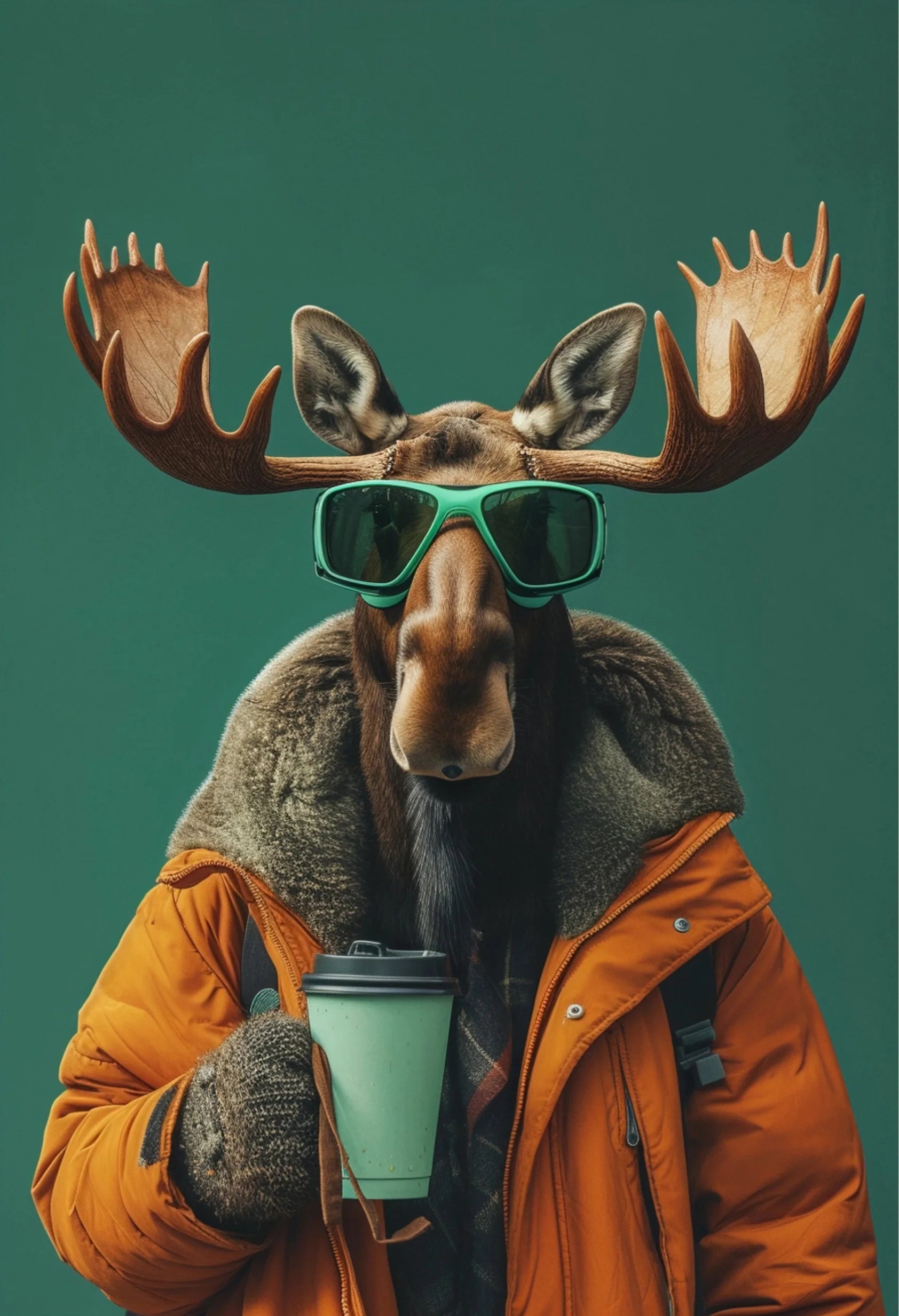 Animals With Sunglasses Art Poster Cool Cat Tiger Lion Giraffe Rabbit Wall Art Picture Canvas Print Painting Home Decoration