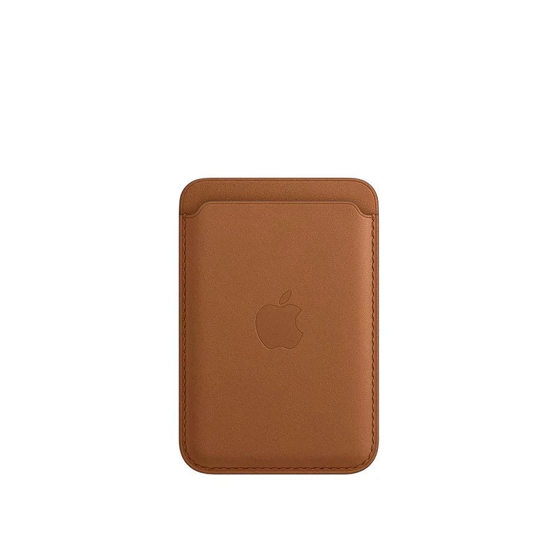 Luxury Original Apple Magsafe Leather wallet Case For iPhone 13 12 14 15 16 Pro Max S24 Card Holder Phone Bag Cover Accessories