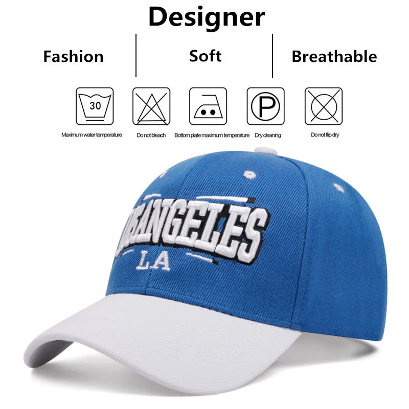 New Fashion LOSANGELES Embroidered Baseball Cap Summer Outdoor Men Women Hat Hip Hop Trucker Caps Snapback Hats Adjustable