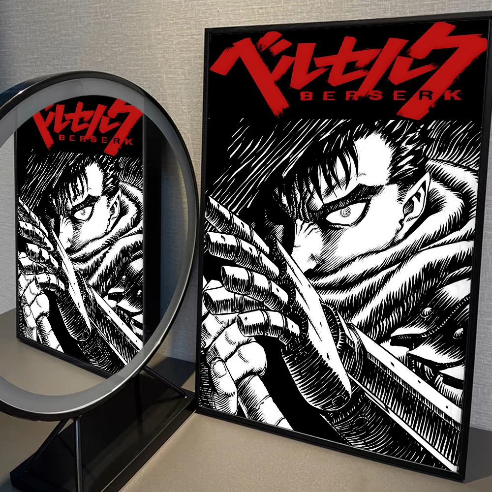 Amine BERSERK Poster Home Furnishing Highend Kraft paper Poster Wall Painting Study Home Living Room Decoration