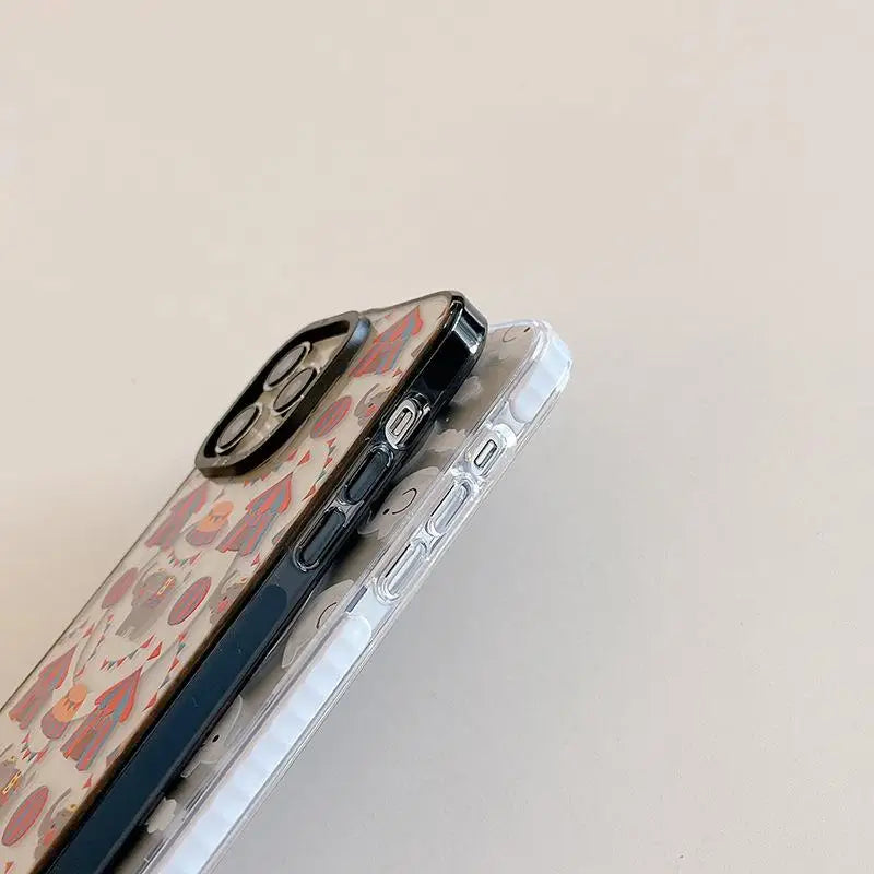 Circus Elephant Suitable for Apple iPhone 16 ProMax Magnetic Phone Case 15 Trendy Brand 14 13 Anti-fall