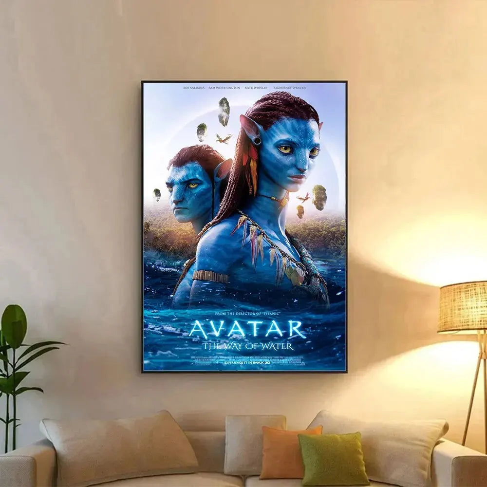 Avatar 2 Movie The Way of Water 2022 Film Canvas Paintings, Posters and Prints Picture, Unique Wall Decoration for Living Room