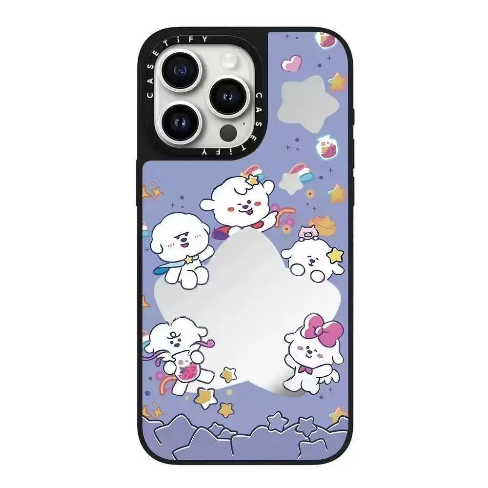 Caset Naiwa Family Collaborative Trendy Apple Phone Case Compatible with 16Promax - Fashionable Design Mobile Accessory