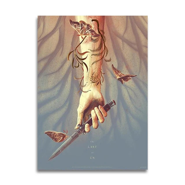 KSUMRET Movie Game Canvas Wall Art Print Poster Decorative Painting Modern Home Decor Give Movie Gift Unframed