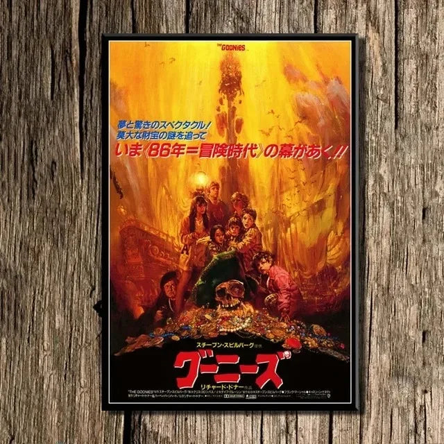 Classic The Goonies Moives Posters Print Wall Art Canvas Painting Films HD Picture for Living Room Home Decor Frameless Gift