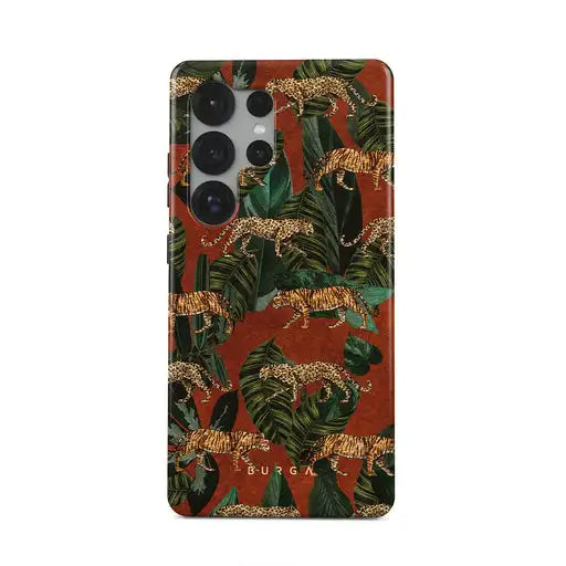 Morning Commute BURGA Phone Case for Samsung Galaxy S25 S24 S23 S20 FE Plus Ultra 4G 5G Glossy Film Hard PC Cover