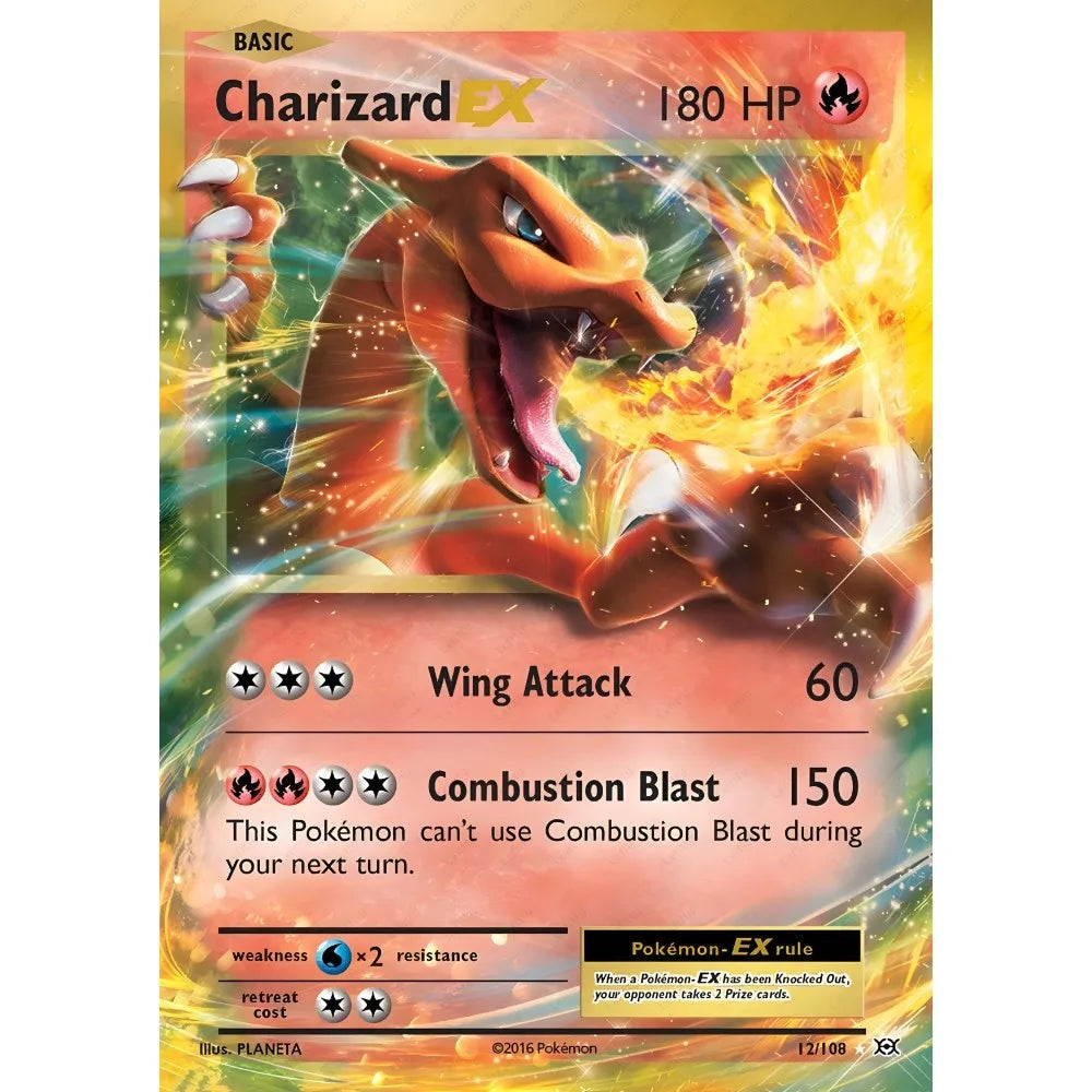 Japanese Anime Rare Charizard Cartoon Card Poster Sticky Wall Art Printing Waterproof Home Living Bed Room Bar Aesthetic Decor