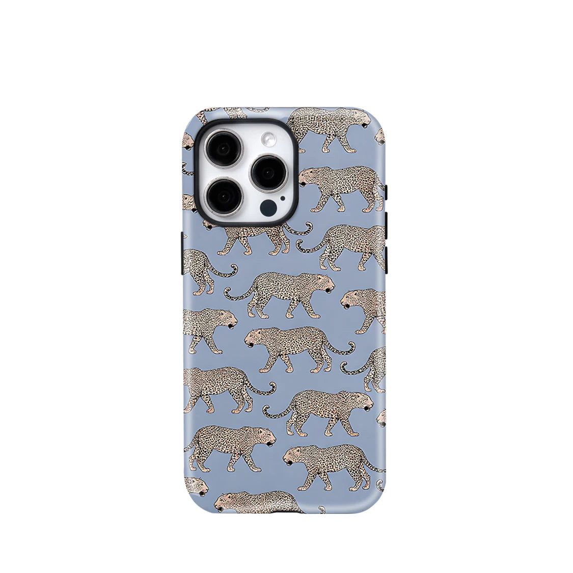 Animal Leopard Funda Case For iPhone 16ProMax 15 14Plus 13 12 11 Acrylic TPU Dual Layer Two in One Magnetic Phone Cover