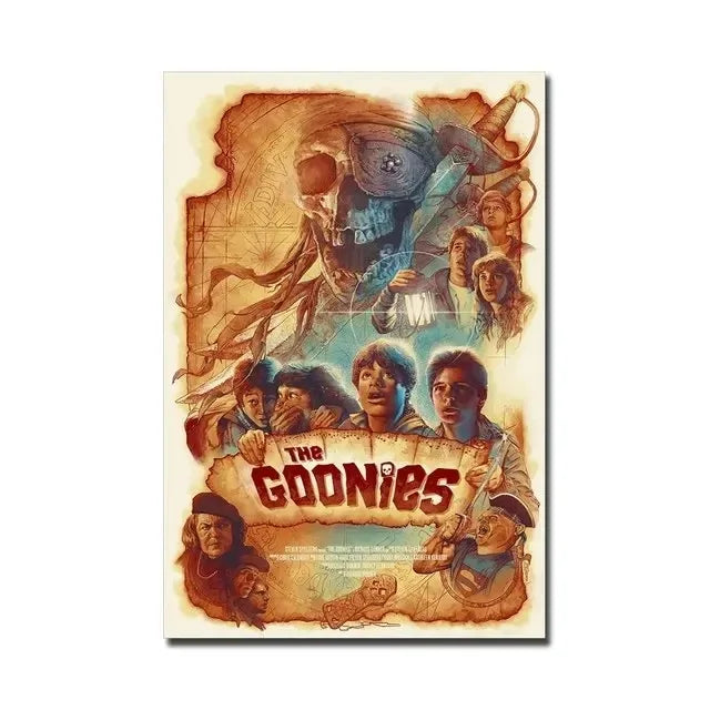Classic The Goonies Moives Posters Print Wall Art Canvas Painting Films HD Picture for Living Room Home Decor Frameless Gift