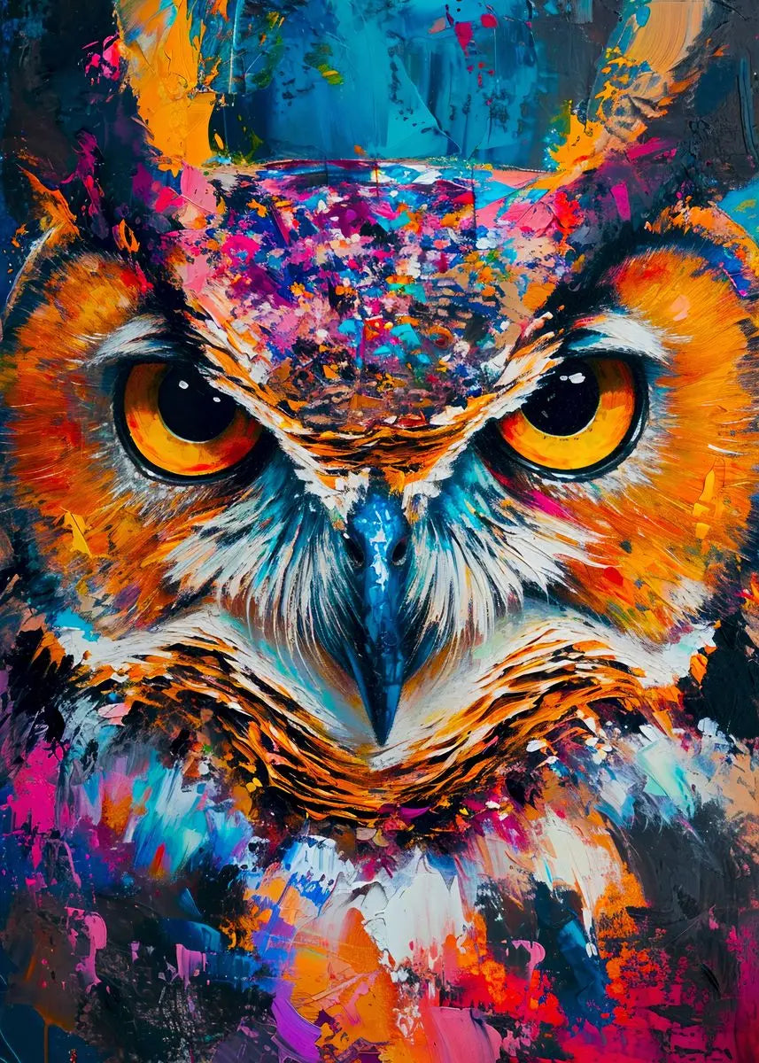 Abstract Animals Lion Tiger Wolf Graffiti Art Canvas Painting Colorful Animal Wall Art Poster Prints Pictures Living Room Decor