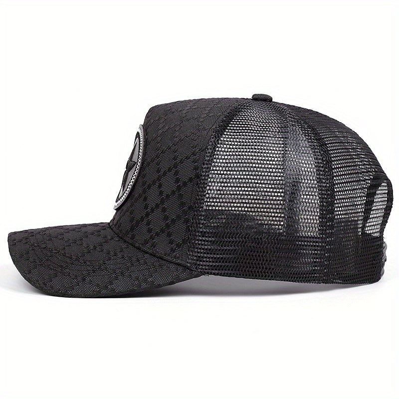 2025 new Men's outdoor sports baseball cap Flat top Cool Bill Hip Hop cap