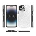Casely iPhone Case | Into The Wild | White Snow Leopard Case | Classic Slim Case Compatible with MagSafe
