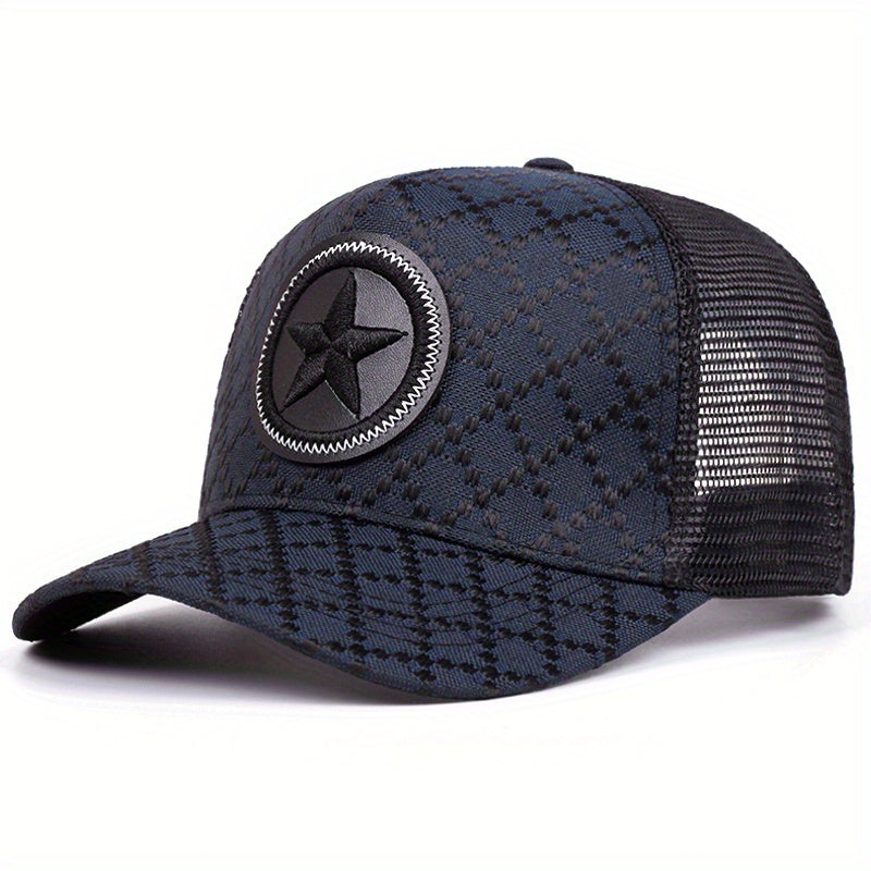 2025 new Men's outdoor sports baseball cap Flat top Cool Bill Hip Hop cap