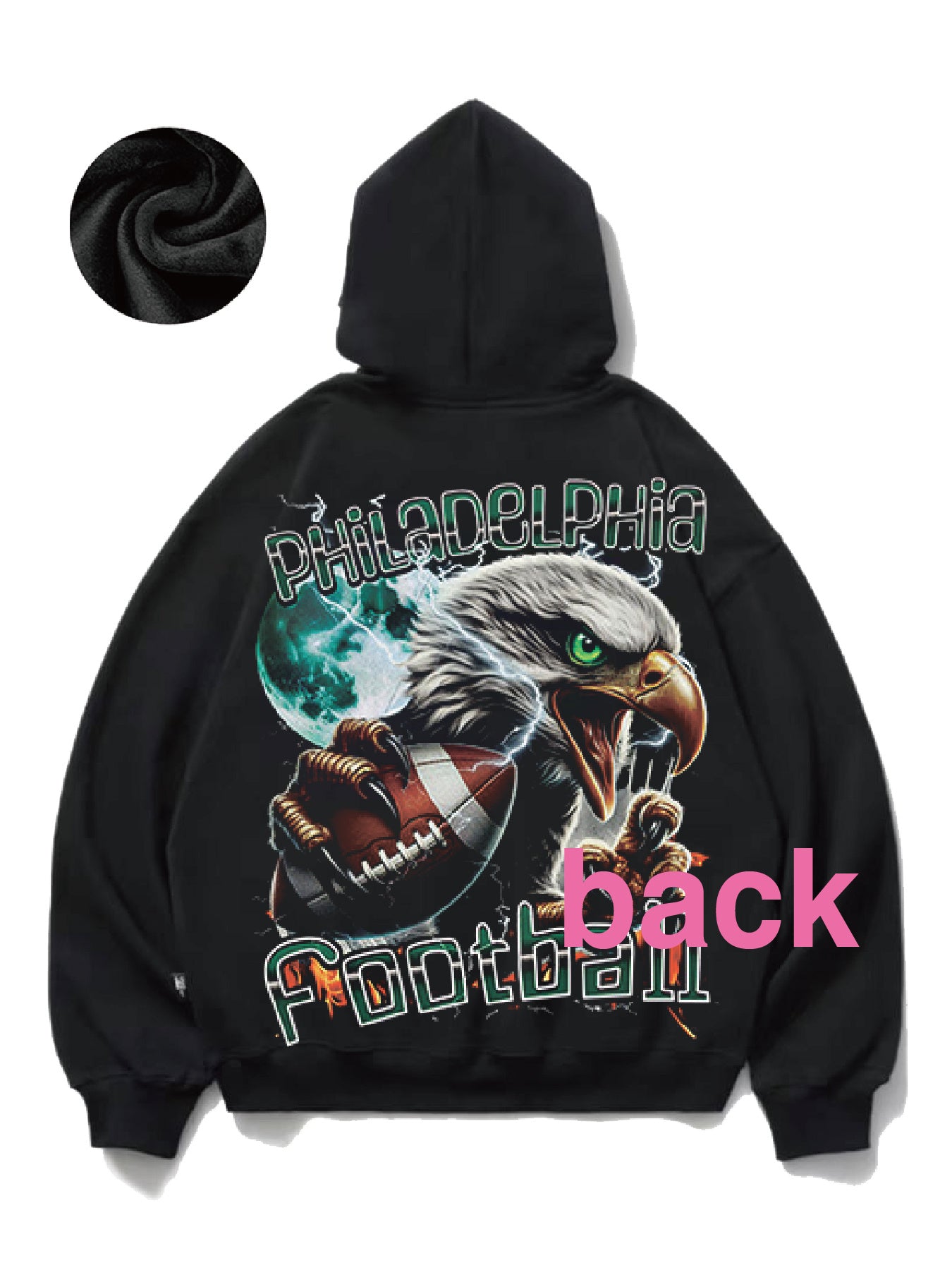 Philadelphia Football Sweatshirt, We Are The Champions, bird gang, Philadelphia Football Pattern, Football Theme Sweatshirt, Football Game Sweatshirt, Rugby Sports Theme Sweatshirt, Football Team Fan Sports Sweatshirt, Footba