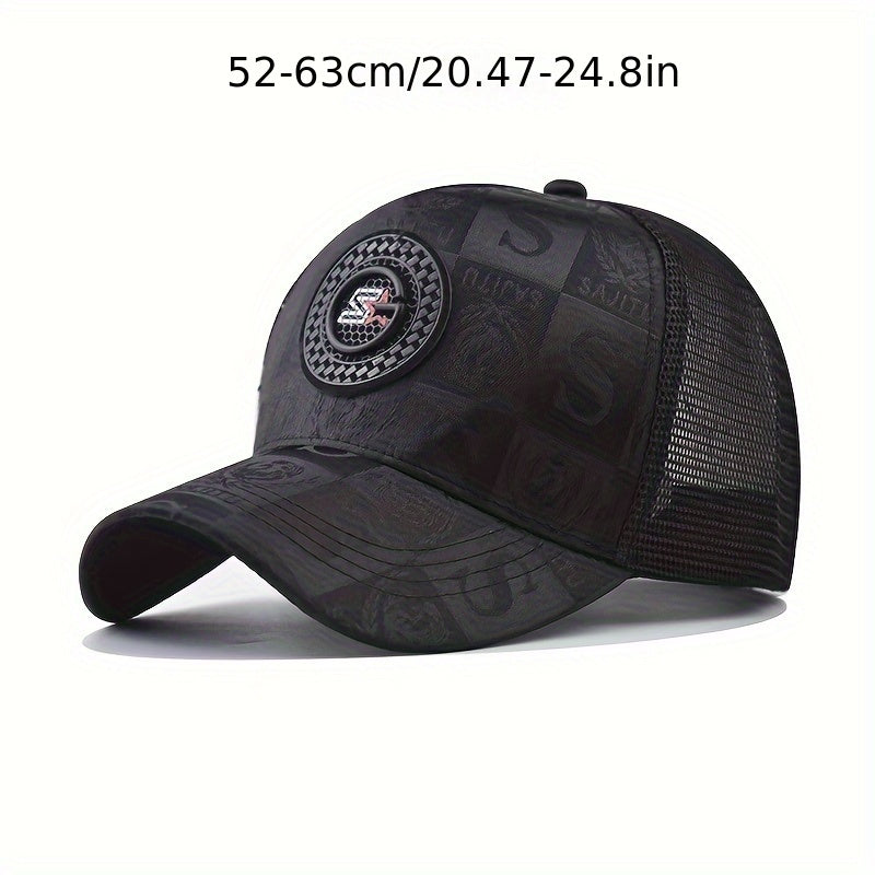 Men's Trendy Baseball Cap - Fashion Visor, Casual Trucker Hat for Daily Wear