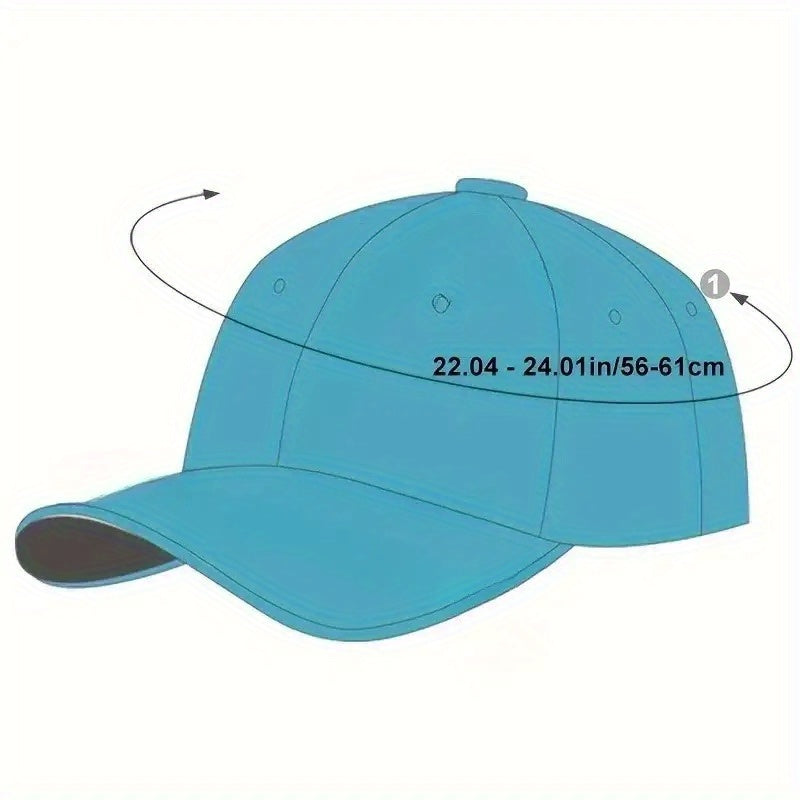 2025 new Men's outdoor sports baseball cap Flat top Cool Bill Hip Hop cap