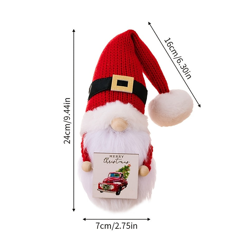[Halloween Gnome Doll] Tomte Scandinavian Nisse Elf Dwarf Faceless Gnome Doll | Halloween Gnomes Plush with Spider Ornaments Halloween Witch Gnomes Home Tiered Tray Decorations