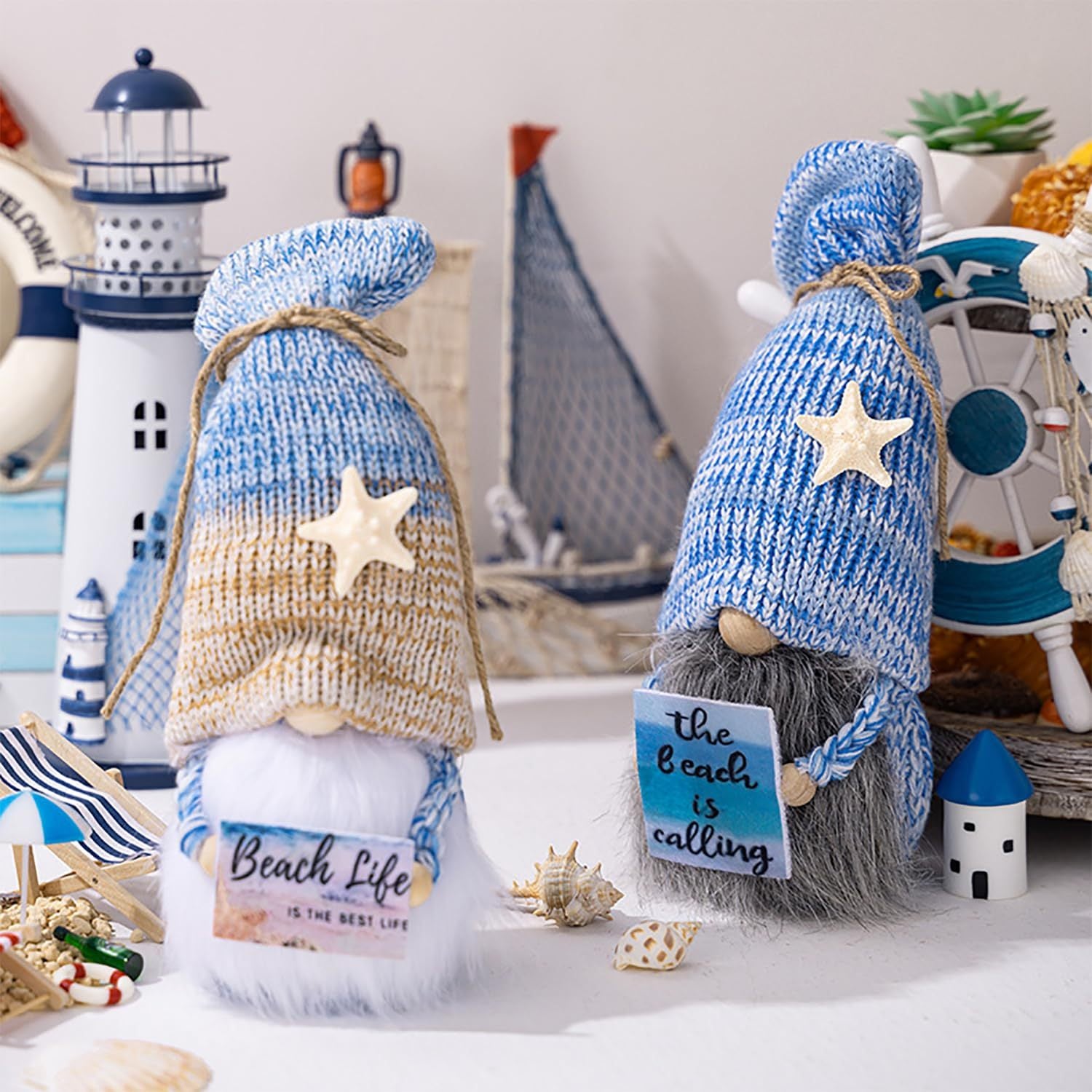 Coffee Gnomes Plush Doll Coffee Bar Decoration Swedish Tomte Elf Dwarf Collectible Figurines Dangle Leg Shelf Sitters Farmhouse Home Kitchen Decor Coffee Lover Gifts