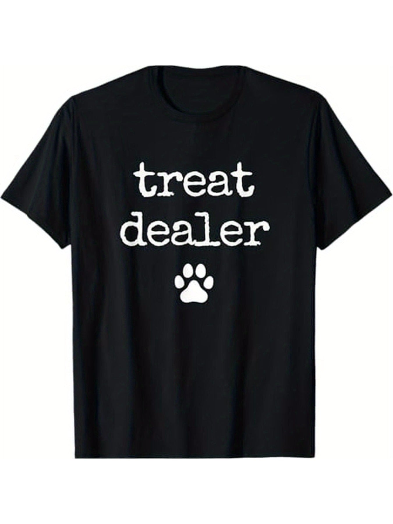 Cotton Humorous T-Shirt for Dog Lovers - Dog Treat Dealer - Casual & Outdoor Wear, Sizes S-XXXL, Perfect Gift for Men, Dad, Husband, Grandpa