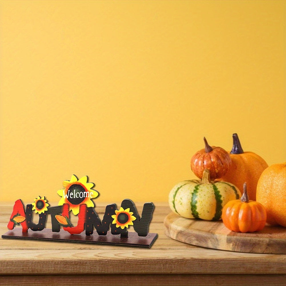 Happy Halloween Wooden Centerpiece Signs Halloween Table Decorations Pumpkin Table Centerpieces Sign for Halloween Party Dinner Coffee Table Topper Tiered Tray Decor