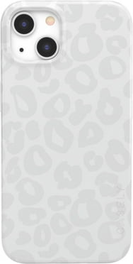 Casely iPhone Case | Into The Wild | White Snow Leopard Case | Classic Slim Case Compatible with MagSafe