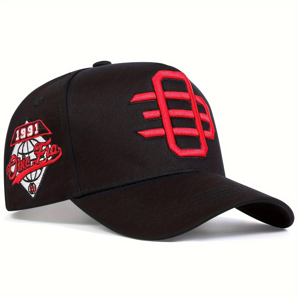 1pc Unisex Sunshade Adjustable Baseball Cap With OE Embroidered For Outdoor Sport