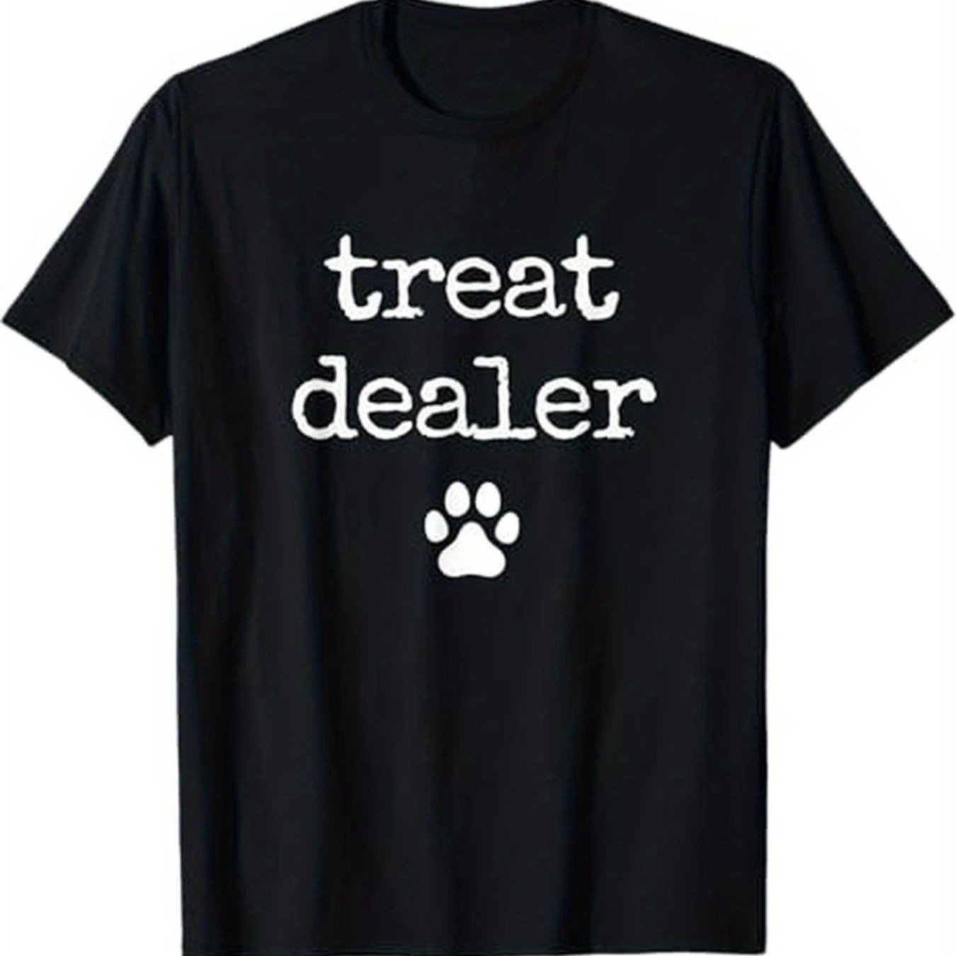 Cotton Humorous T-Shirt for Dog Lovers - Dog Treat Dealer - Casual & Outdoor Wear, Sizes S-XXXL, Perfect Gift for Men, Dad, Husband, Grandpa