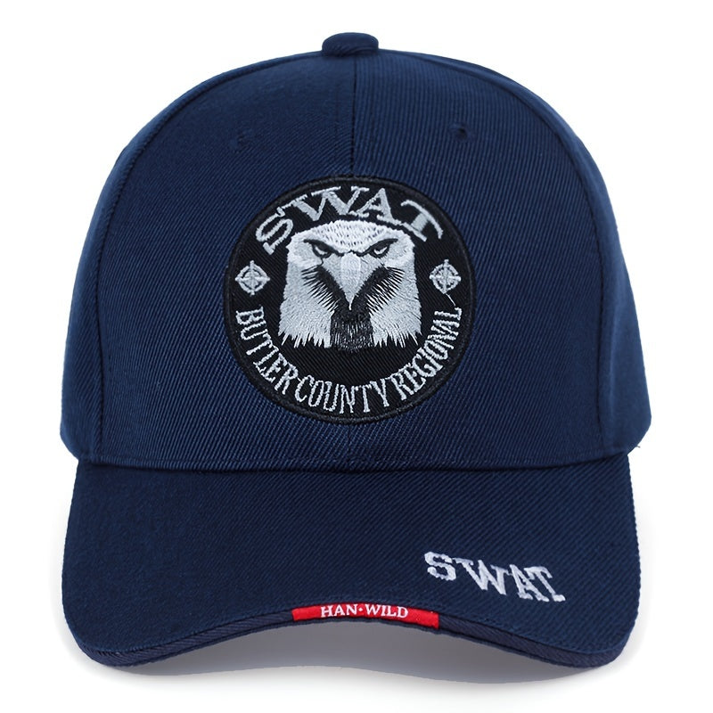 1pc Men's Eagle Embroidered Baseball Cap, 