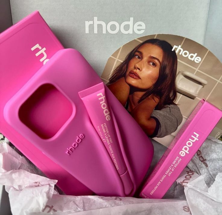DIY Rhode Short Cake Soft Silicone Lipstick Phone Case For iPhone 16 15 14 13 12 11 Pro Max Plus Portable Lip Gloss Holder Ins Hot Cover
