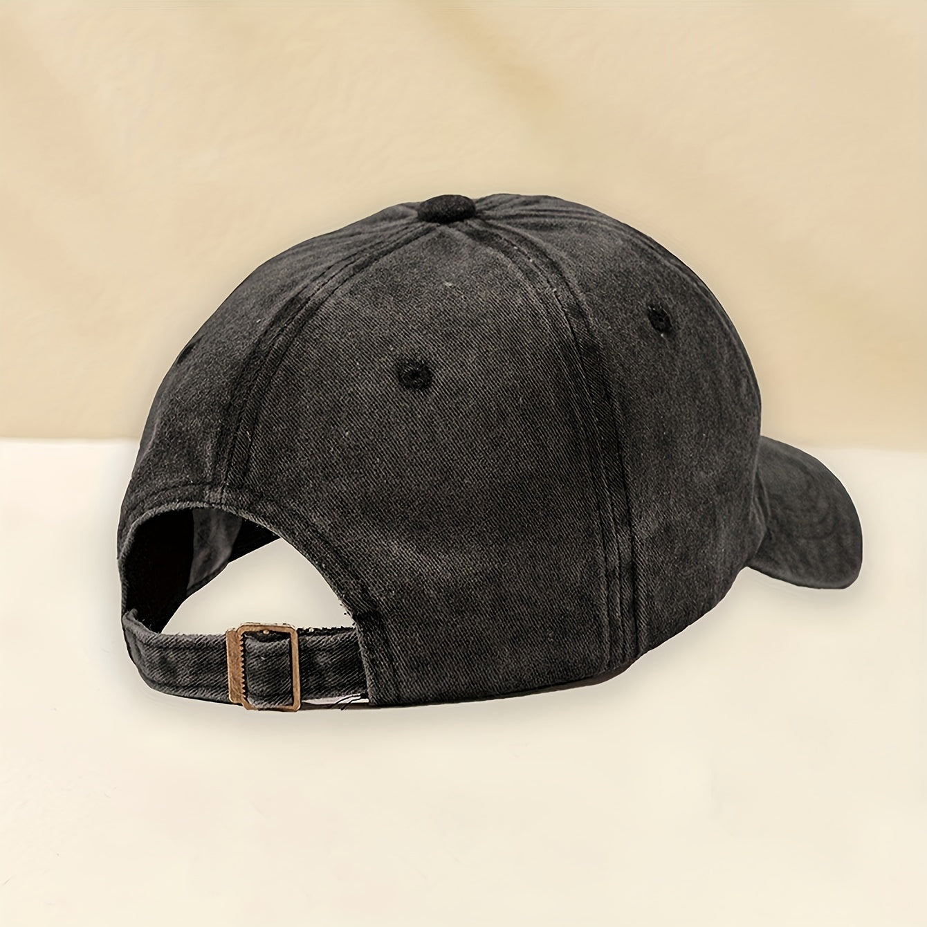 Lightweight Adjustable Classic Sunflower Embroidery Baseball Cap, Unisex Washed Distressed Dad Hats for Women Men