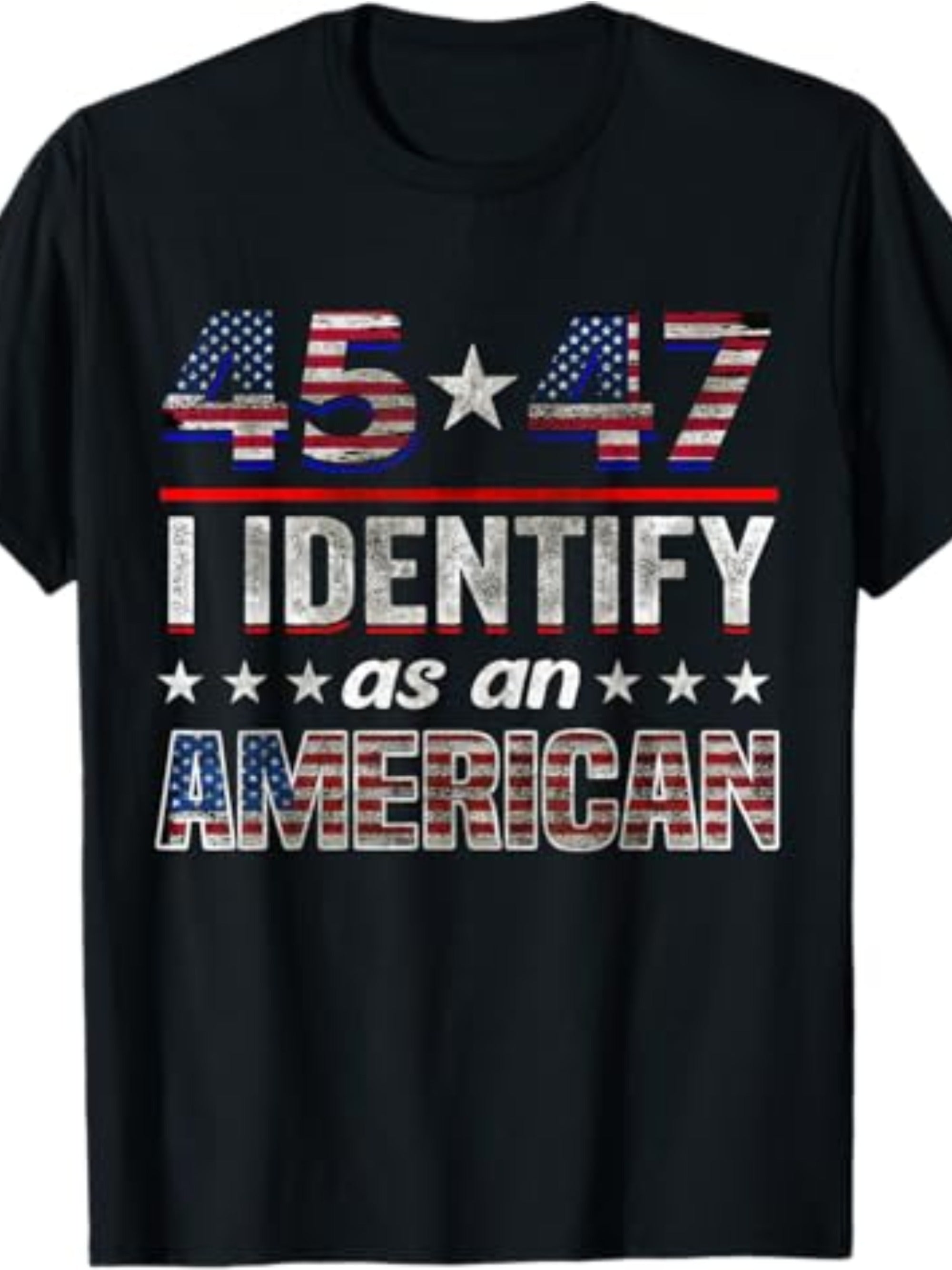 Patriotic American Flag Cotton T-Shirt for Men - 