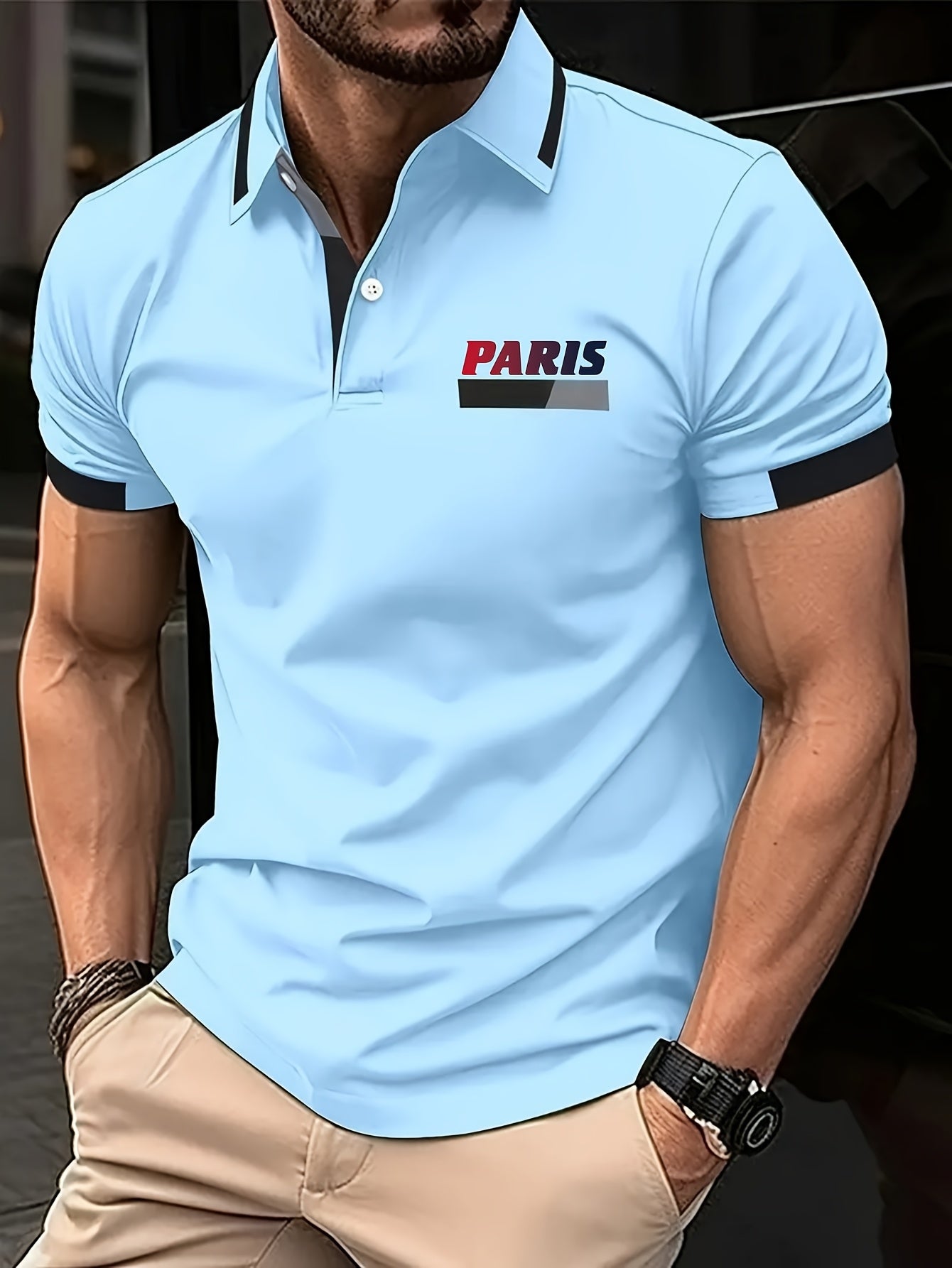 Men's Summer Fashion Shirt - Casual Button-Up with 