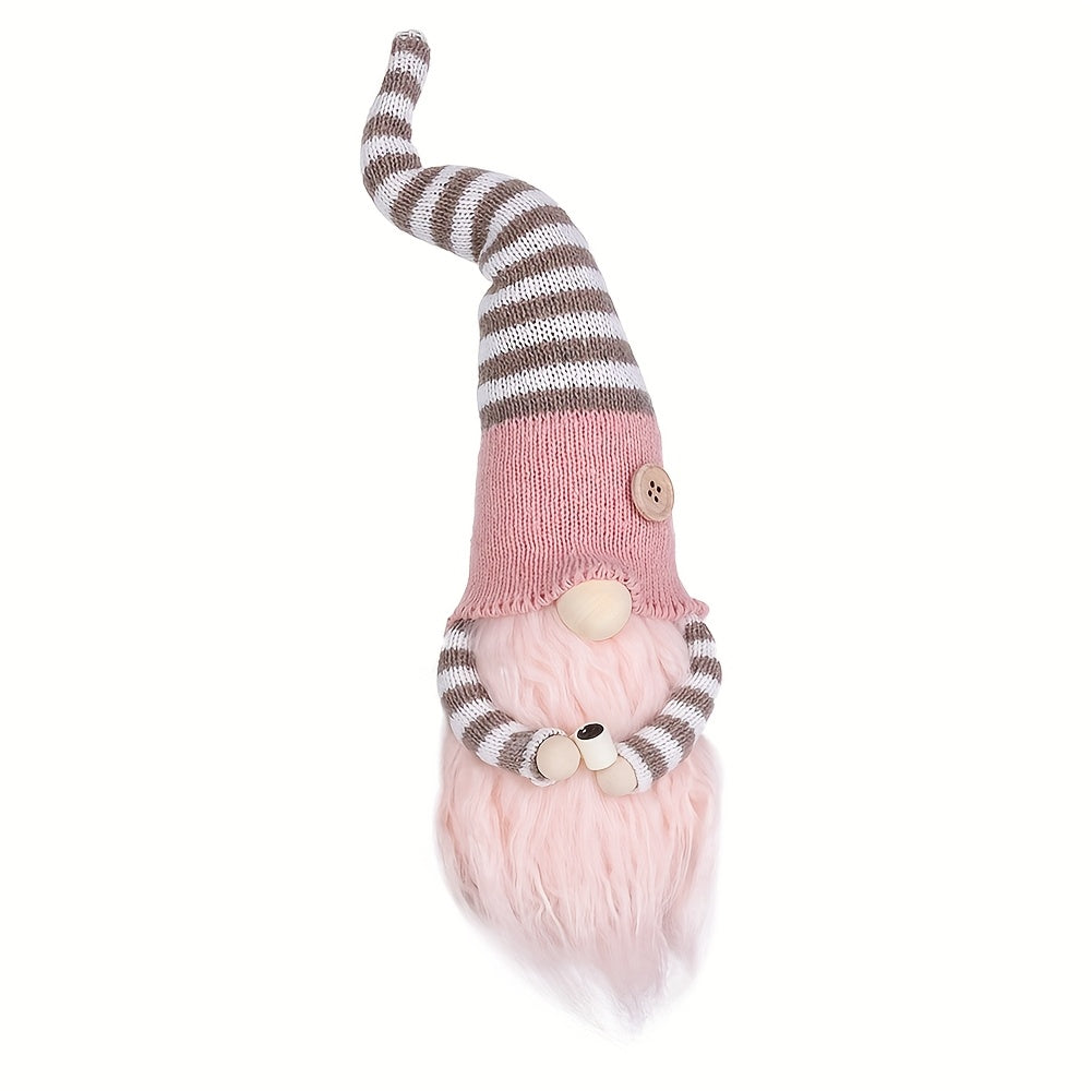 [Halloween Gnome Doll] Tomte Scandinavian Nisse Elf Dwarf Faceless Gnome Doll | Halloween Gnomes Plush with Spider Ornaments Halloween Witch Gnomes Home Tiered Tray Decorations