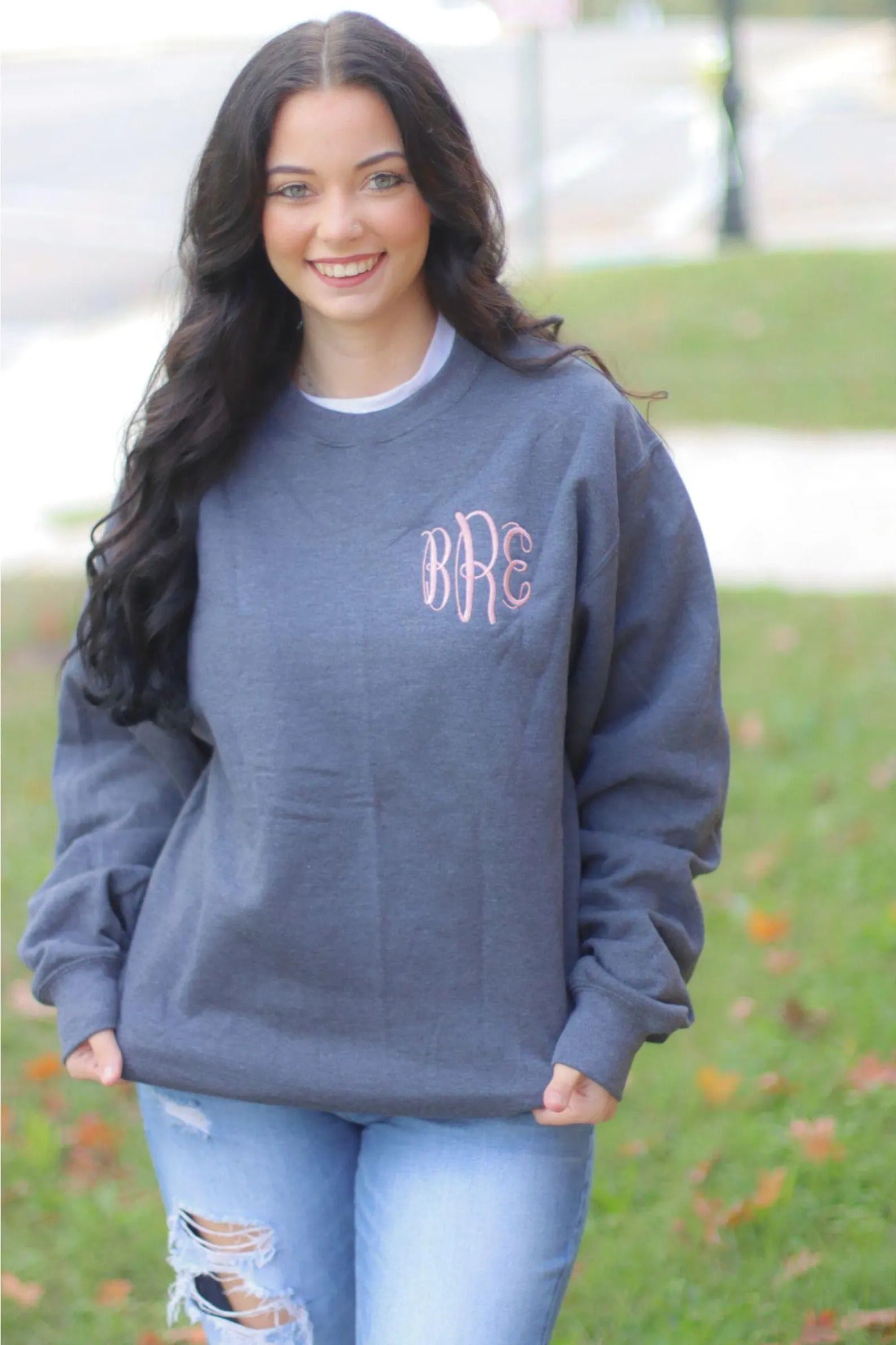 Personalized Sweatshirt, Monogrammed Sweater, Gifts for Her
